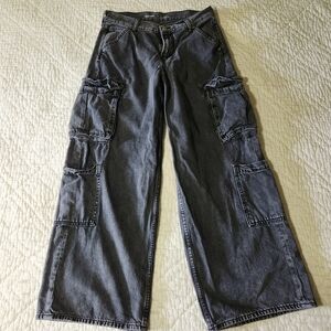 Old Navy Men's Dark Gray Relaxed Jeans